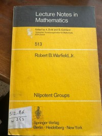 Image of Lecture Notes in Mathematics