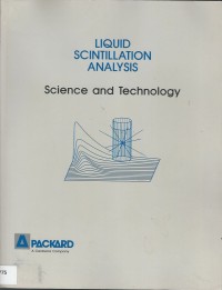 Image of LIQUID SCINTILLATION ANALYSIS SCIENCE AND TECHNOLOGY