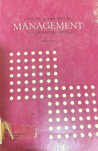 Image of MANAGEMENT AN EXPERIENTIAL APPROACH