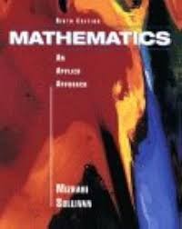 Image of Mathematics: An Applied Approach