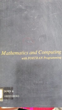 Image of Mathematics and computing with fortran programming