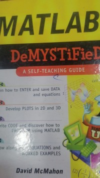 Image of MATLAB DeMYSTIfied