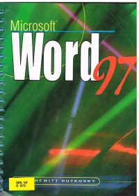 Image of MICROSOFT WORD 97