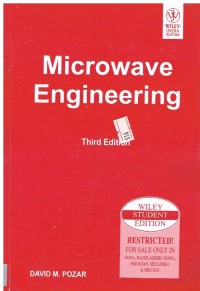 Image of MICROWAVE ENGINEERING