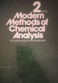 Image of Modern Methods of Chemical Analysis
