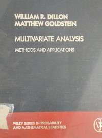 Image of Multivariate Analysis METHODS AND APPLICATIONS