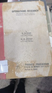 Image of OPERATIONS RESEARCH