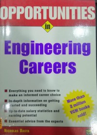 Image of Opportunities in Engineering Careers