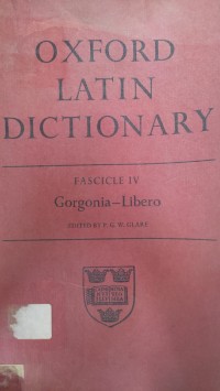 Image of OXFORD LATIN DICTIONARY