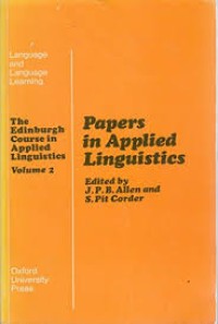 Image of Papers in Applied Linguistics