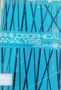 Image of PHILOSOPHICAL ANALYSIS