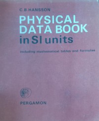 Image of PHYSICAL DATA BOOK IN UNITS