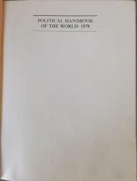 Image of POLITICAL HAND BOOK OF THE WORLD