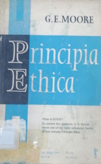 Image of Principia Ethica