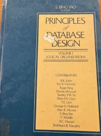 Image of PRINCIPLES OF DATABASE DESIGN