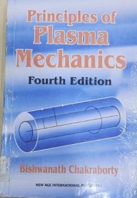 Image of Principles of Plasma Mechanics