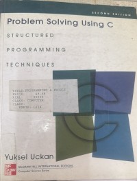 Image of Problem Solving Using C