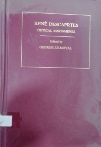Image of RENE DESCAPRTES CRITICAL ASSESSMENES
