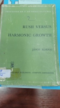 Image of RUSH VERSUS HARMONIC  GROWTH
