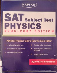 Image of SAT Subject Test:
Physics