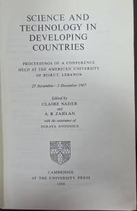 Image of Science and technology in Developing Countries
