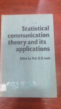 Image of Statistical communication theory and its applications
