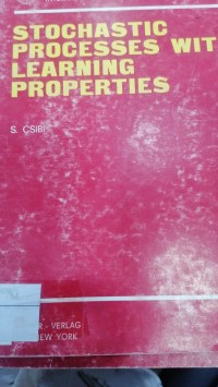 Image of STOCHASTIC PROCESSES WITH LEARNING PROPERTIES