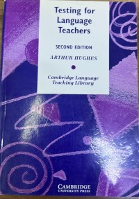Image of Testing For Language Teachers