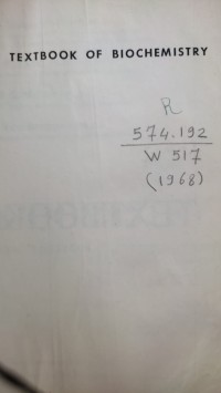 Image of TEXTBOOK OF BIOCHEMISTRY
