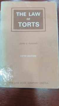 Image of THE LAW ofTORTS