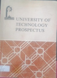 Image of UNIVERSITY OF TECHNOLOGY PROSPECTUS