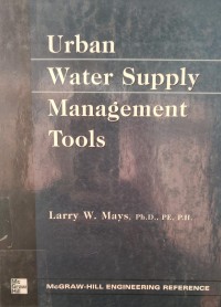 Image of URBAN WATER SUPPLY MANAGEMENT TOOLS