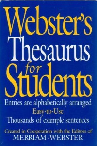 Image of Webster’s Thesaurus for Students