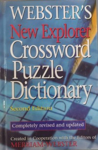 Image of WEBSTERS New Crossword Puzzle Dictionary