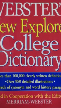 Image of WEBSTERS New Explorer College Dictionary